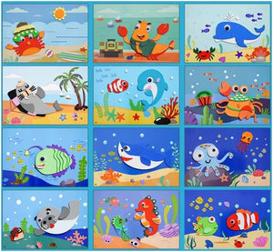 Bild in Slideshow öffnen, 3D Sticker Puzzles (12 Sheets)
